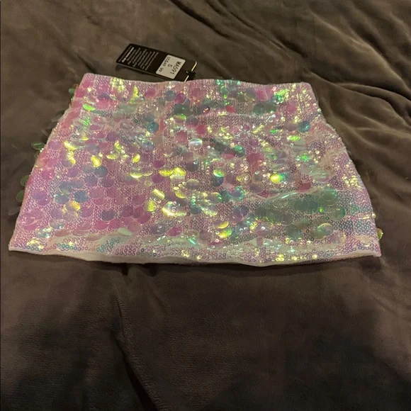Glamorous Sequin Mini Skirt - Picture 1 of 3